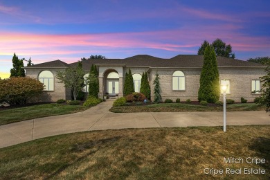 All brick custom built 4500 sqft  5 bedroom, 3.5 bath walk-out on Stone Water Country Club in Michigan - for sale on GolfHomes.com, golf home, golf lot