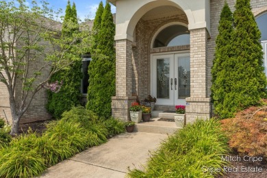 All brick custom built 4500 sqft  5 bedroom, 3.5 bath walk-out on Stone Water Country Club in Michigan - for sale on GolfHomes.com, golf home, golf lot