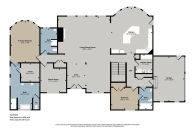 All brick custom built 4500 sqft  5 bedroom, 3.5 bath walk-out on Stone Water Country Club in Michigan - for sale on GolfHomes.com, golf home, golf lot