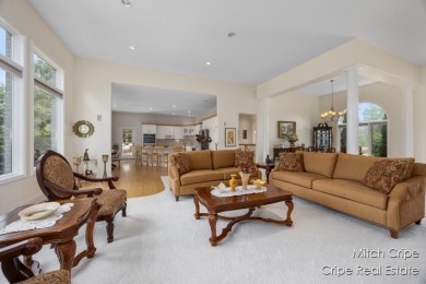 All brick custom built 4500 sqft  5 bedroom, 3.5 bath walk-out on Stone Water Country Club in Michigan - for sale on GolfHomes.com, golf home, golf lot