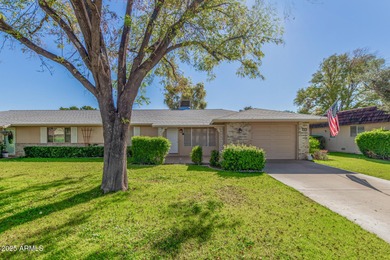 Charming 2-bedroom Gemini home in the vibrant 55+ community of on Sun City Lakes West and East in Arizona - for sale on GolfHomes.com, golf home, golf lot