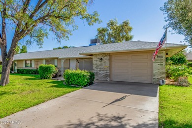 Charming 2-bedroom Gemini home in the vibrant 55+ community of on Sun City Lakes West and East in Arizona - for sale on GolfHomes.com, golf home, golf lot