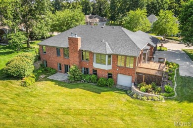 Luxury Golf Course Living Awaits! Sprawling ranch home sits near on The Orchards Golf Club in Illinois - for sale on GolfHomes.com, golf home, golf lot