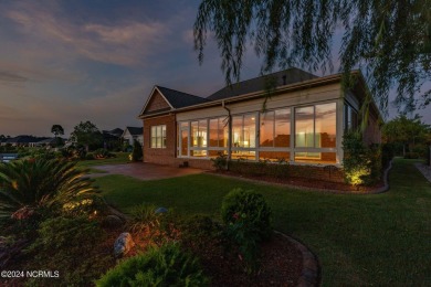 Enjoy luxury coastal living in this meticulously crafted home in on Compass Pointe Golf Course in North Carolina - for sale on GolfHomes.com, golf home, golf lot