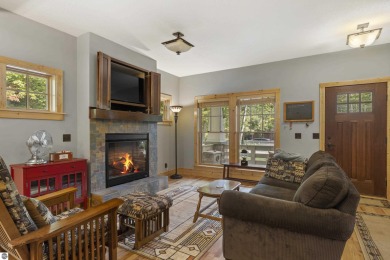 Experience year-round comfort and elegance in this like-new on Crystal Mountain Golf Course in Michigan - for sale on GolfHomes.com, golf home, golf lot