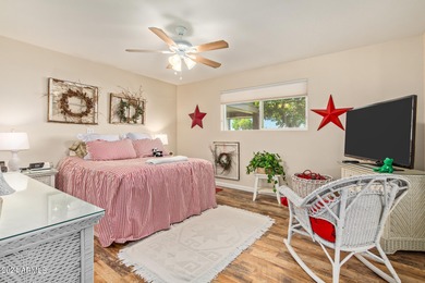 Beautifully upd Golf Course home! New garage door & flagstone on Sun City Lakes West and East in Arizona - for sale on GolfHomes.com, golf home, golf lot