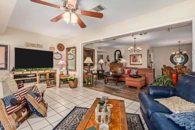 Beautifully upd Golf Course home! New garage door & flagstone on Sun City Lakes West and East in Arizona - for sale on GolfHomes.com, golf home, golf lot