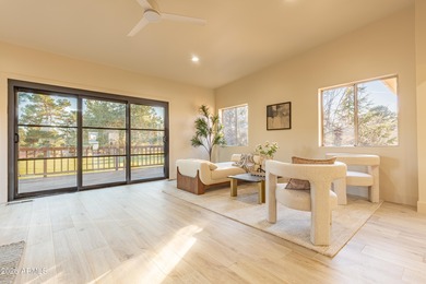 Experience luxury living in this beautifully appointed 3-bedroom on Oakcreek Country Club in Arizona - for sale on GolfHomes.com, golf home, golf lot