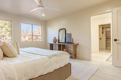 Experience luxury living in this beautifully appointed 3-bedroom on Oakcreek Country Club in Arizona - for sale on GolfHomes.com, golf home, golf lot