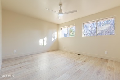 Experience luxury living in this beautifully appointed 3-bedroom on Oakcreek Country Club in Arizona - for sale on GolfHomes.com, golf home, golf lot