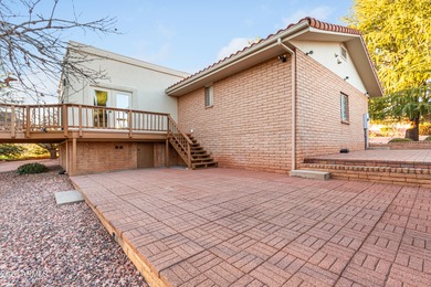 Experience luxury living in this beautifully appointed 3-bedroom on Oakcreek Country Club in Arizona - for sale on GolfHomes.com, golf home, golf lot
