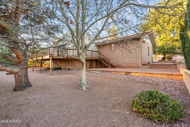 Experience luxury living in this beautifully appointed 3-bedroom on Oakcreek Country Club in Arizona - for sale on GolfHomes.com, golf home, golf lot