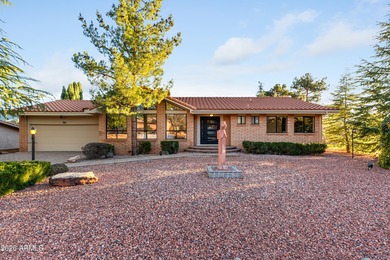 Experience luxury living in this beautifully appointed 3-bedroom on Oakcreek Country Club in Arizona - for sale on GolfHomes.com, golf home, golf lot