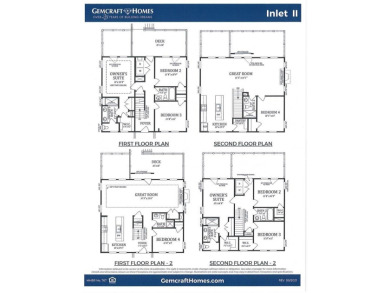 Move In Ready - Inlet ll B Model offered by Gemcraft Homes New on Captains Cove Golf and Yacht Club in Virginia - for sale on GolfHomes.com, golf home, golf lot