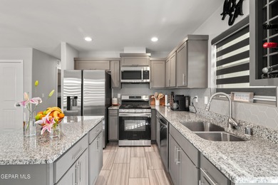 Built in 2022 and located in one of El Paso's fastest-growing on Emerald Springs Golf Course in Texas - for sale on GolfHomes.com, golf home, golf lot