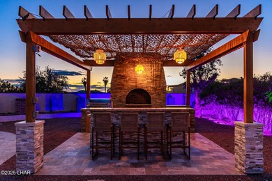 Stunning Santa Fe Estate Overlooking Lake Havasu Golf Course! on London Bridge Golf Course in Arizona - for sale on GolfHomes.com, golf home, golf lot