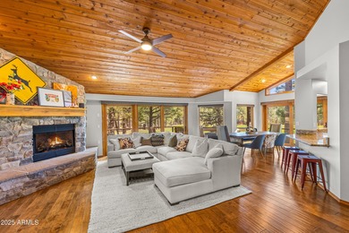 Escape to this pristine and well-cared-for cabin nestled among on Forest Highlands Golf Club - The Canyon in Arizona - for sale on GolfHomes.com, golf home, golf lot