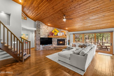 Escape to this pristine and well-cared-for cabin nestled among on Forest Highlands Golf Club - The Canyon in Arizona - for sale on GolfHomes.com, golf home, golf lot