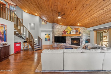 Escape to this pristine and well-cared-for cabin nestled among on Forest Highlands Golf Club - The Canyon in Arizona - for sale on GolfHomes.com, golf home, golf lot