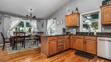 Exceptional contemporary ranch with golf course views, three car on Galena Golf Club in Illinois - for sale on GolfHomes.com, golf home, golf lot