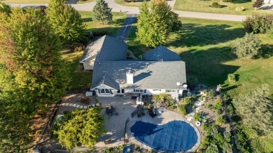 Exceptional contemporary ranch with golf course views, three car on Galena Golf Club in Illinois - for sale on GolfHomes.com, golf home, golf lot