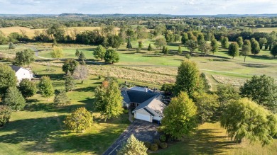 Exceptional contemporary ranch with golf course views, three car on Galena Golf Club in Illinois - for sale on GolfHomes.com, golf home, golf lot