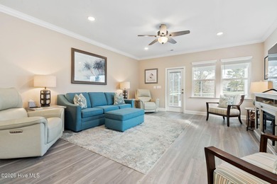 Pride of ownership is evident in this meticulously maintained on Crow Creek Golf Club in North Carolina - for sale on GolfHomes.com, golf home, golf lot