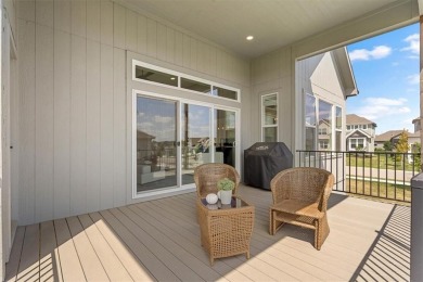 This 4-bedroom, 4-bath reverse 1.5-story is packed with upgrades on Heritage Park Golf Course in Kansas - for sale on GolfHomes.com, golf home, golf lot