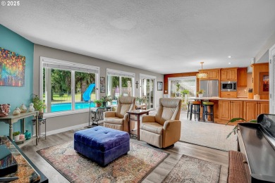 Stunning Golf Course Home with Pool, Workshop, and In-Law on Rock Creek Country Club in Oregon - for sale on GolfHomes.com, golf home, golf lot
