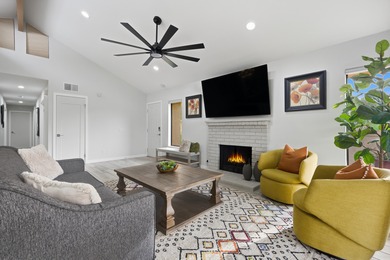 Beautifully remodeled and move-in ready, this stylish 3-bedroom on Desert Springs Golf Club in California - for sale on GolfHomes.com, golf home, golf lot