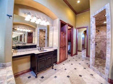 This breathtaking 4-bedroom, 3.5-bathroom, 3,953 sq. ft. home in on Shawnee Country Club in Oklahoma - for sale on GolfHomes.com, golf home, golf lot