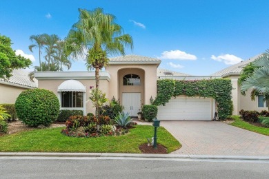 This iconically designed one-story home offers 3,415 square feet on Polo Club of Boca Raton in Florida - for sale on GolfHomes.com, golf home, golf lot