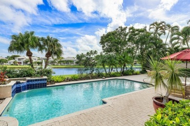 This iconically designed one-story home offers 3,415 square feet on Polo Club of Boca Raton in Florida - for sale on GolfHomes.com, golf home, golf lot