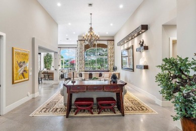 This iconically designed one-story home offers 3,415 square feet on Polo Club of Boca Raton in Florida - for sale on GolfHomes.com, golf home, golf lot