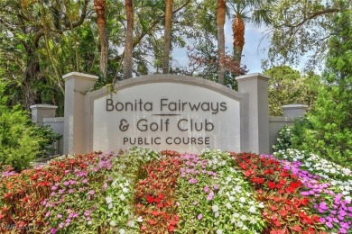 Enjoy serene water views in this bright, first-floor condo in on Bonita Fairways in Florida - for sale on GolfHomes.com, golf home, golf lot