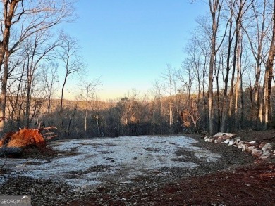 Beautiful view of mountains and water from this unrestricted lot on Currahee Golf Club in Georgia - for sale on GolfHomes.com, golf home, golf lot