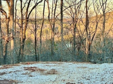 Beautiful view of mountains and water from this unrestricted lot on Currahee Golf Club in Georgia - for sale on GolfHomes.com, golf home, golf lot