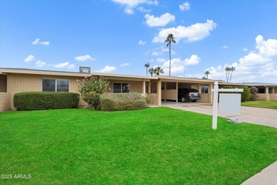 Beautifully updated townhome ideally located near all that Sun on Sun City South Golf Course in Arizona - for sale on GolfHomes.com, golf home, golf lot