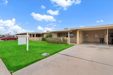 Beautifully updated townhome ideally located near all that Sun on Sun City South Golf Course in Arizona - for sale on GolfHomes.com, golf home, golf lot