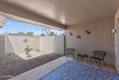 FURNISHED AND READY FOR YOU!!  This sunny, bright end unit in on Stardust Golf Course in Arizona - for sale on GolfHomes.com, golf home, golf lot