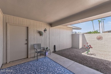 FURNISHED AND READY FOR YOU!!  This sunny, bright end unit in on Stardust Golf Course in Arizona - for sale on GolfHomes.com, golf home, golf lot