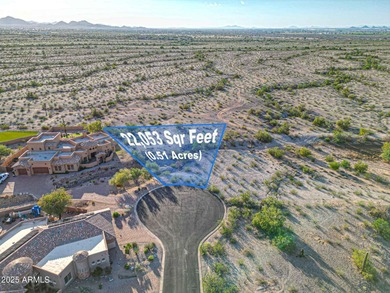 Amazing Estrella custom home site!  Half acre lot with scenic on Estrella Mountain Ranch Golf Course in Arizona - for sale on GolfHomes.com, golf home, golf lot