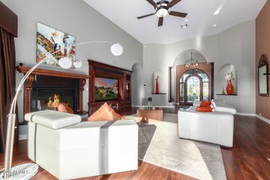 Experience luxury & comfort in this stunning residence backing on Tonto Verde Golf Club in Arizona - for sale on GolfHomes.com, golf home, golf lot