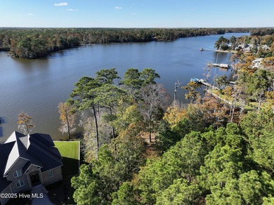 Beautiful waterfront home site. Bosher Point jewel, partially on Sound Golf Links at Albemarle Plantation in North Carolina - for sale on GolfHomes.com, golf home, golf lot