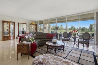 This stunning two-bedroom, two-bathroom condo features a on Desert Island Golf and Country Club in California - for sale on GolfHomes.com, golf home, golf lot