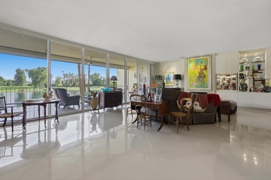 This stunning two-bedroom, two-bathroom condo features a on Desert Island Golf and Country Club in California - for sale on GolfHomes.com, golf home, golf lot