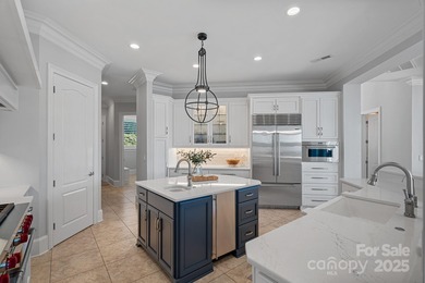 Luxurious Waterfront Retreat in The Point! Perfectly blending on Trump National Golf Club Charlotte in North Carolina - for sale on GolfHomes.com, golf home, golf lot