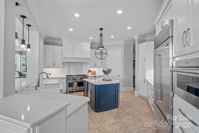 Luxurious Waterfront Retreat in The Point! Perfectly blending on Trump National Golf Club Charlotte in North Carolina - for sale on GolfHomes.com, golf home, golf lot