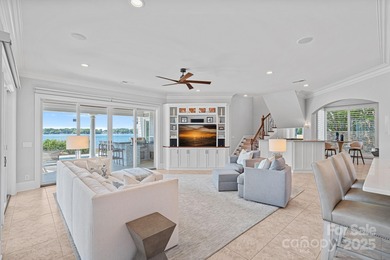 Luxurious Waterfront Retreat in The Point! Perfectly blending on Trump National Golf Club Charlotte in North Carolina - for sale on GolfHomes.com, golf home, golf lot