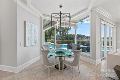 Luxurious Waterfront Retreat in The Point! Perfectly blending on Trump National Golf Club Charlotte in North Carolina - for sale on GolfHomes.com, golf home, golf lot